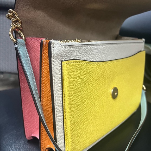 Coach Colour Block Crossbody Bag - Picture 5 of 7